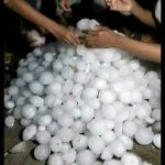 Thunderstorm with hail is forecast in all 8 divisions