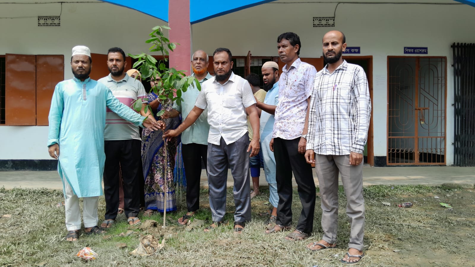 Sunamganj's Jagannathpur Abdus Sobhan High School Inaugurates Tree Planting Program