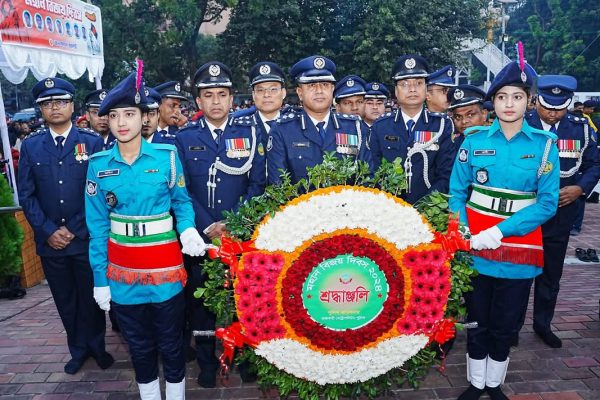 In Rajshahi RMPC Commissioner Commemorates Victory Day with Solemn Respect