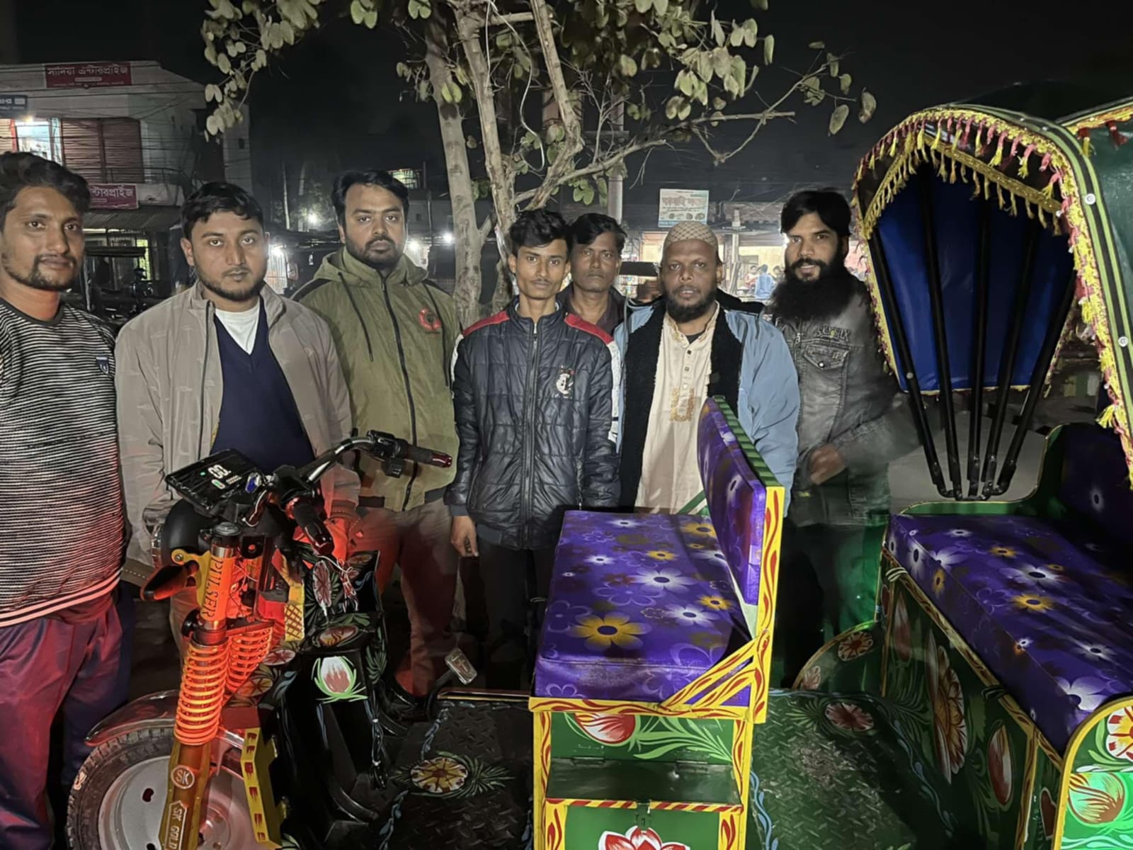 Auto Rickshaw Donated by Bangladesh Jamaat-e-Islami in Rajshahi