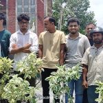 Tree Plantation Campaign Held in Rampal Led by Student Leader Sardar Nadim Mahmud Shuvo
