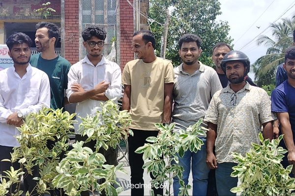 Tree Plantation Campaign Held in Rampal Led by Student Leader Sardar Nadim Mahmud Shuvo