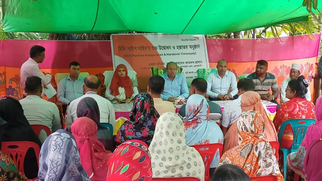 “Safe Water and Support: World Vision Brings Hope to Rampal” "Safe Water and Support: World Vision Brings Hope to Rampal"